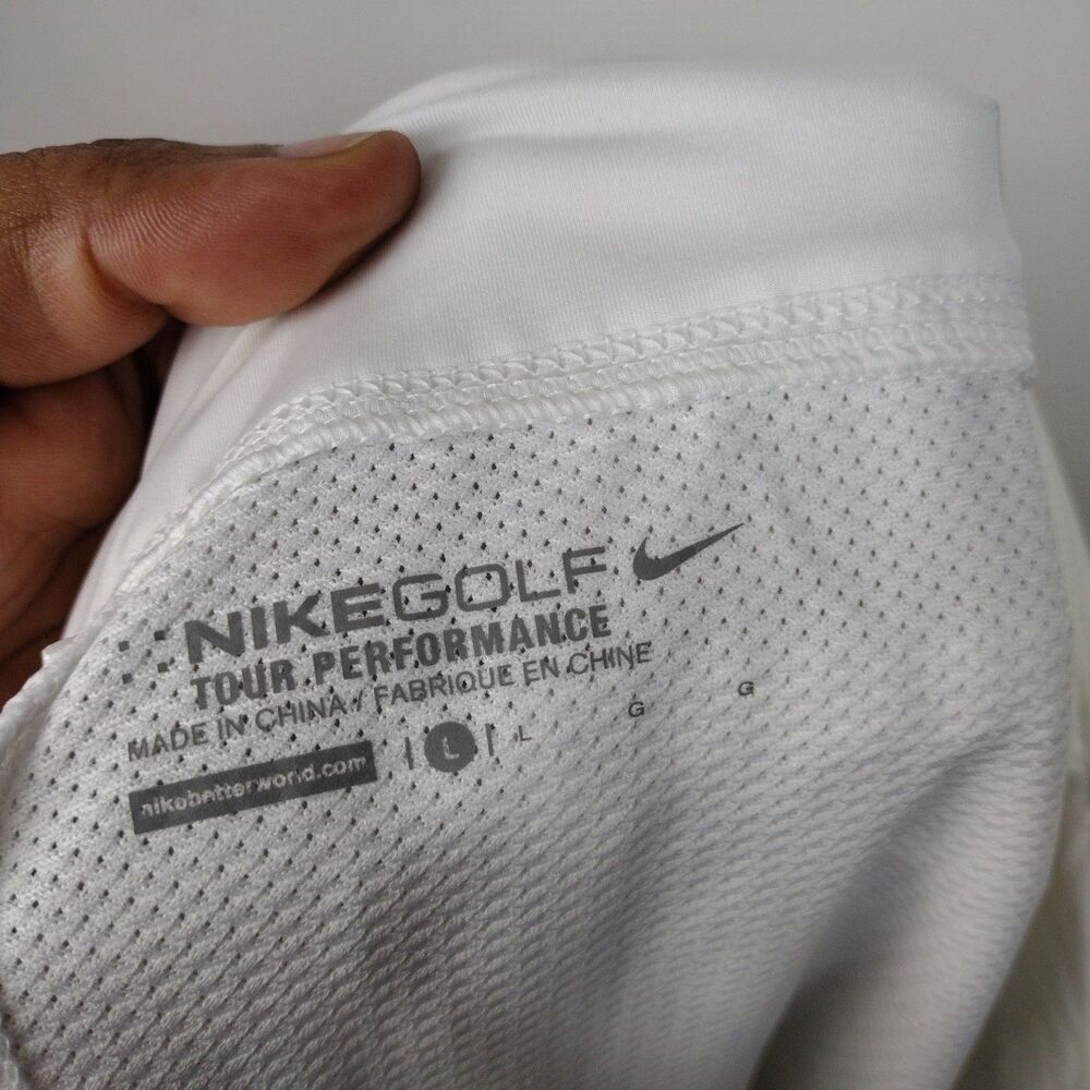 Nike Golf Tour Performance Tennis Skirt Womens Sz L White Grey Two Layer 456161 - Picture 6 of 9